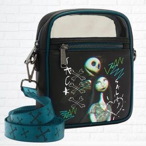 NWT Jack Skellington and Sally Loungefly Crossbody Bag